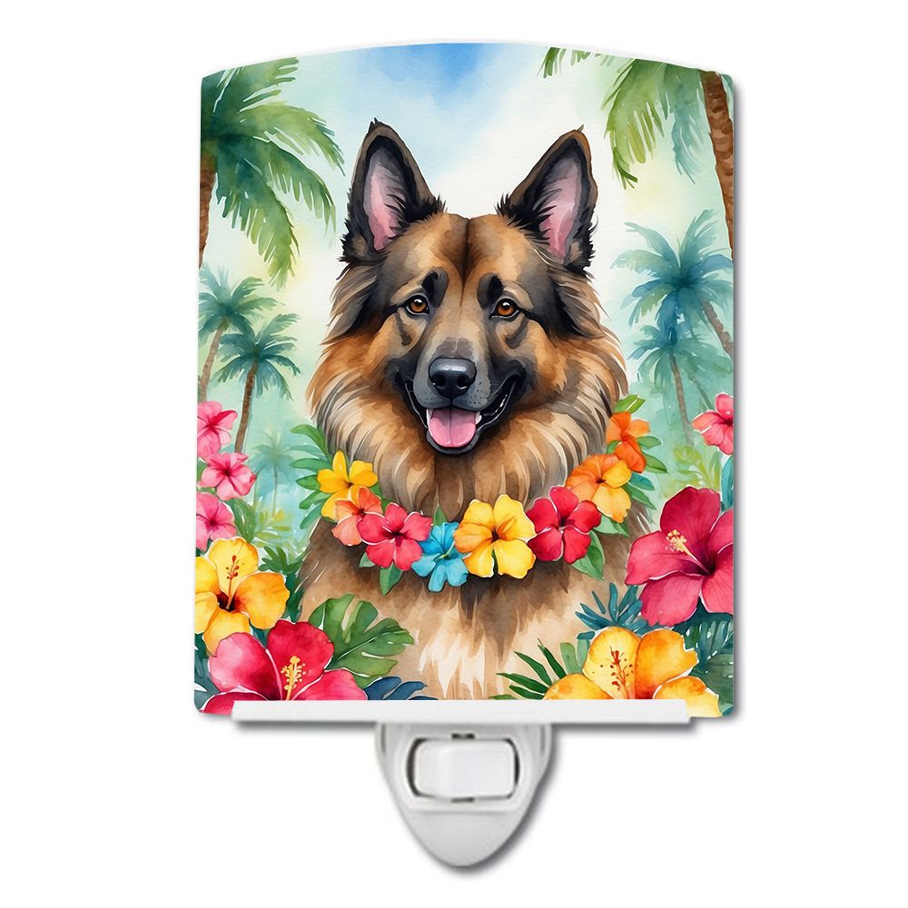 NEW Belgian Tervuren Luau Ceramic Night Light Compact, UL-Certified, Ideal for Bedroom, Bathroom, Nursery, Hallway, Kitchen, 6x4