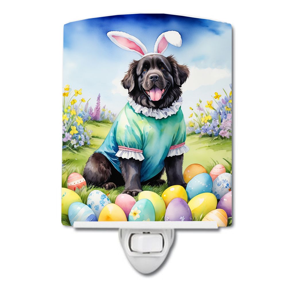 NEW Newfoundland Easter Egg Hunt Ceramic Night Light Compact, UL-Certified, Ideal for Bedroom, Bathroom, Nursery, Hallway, Kitch