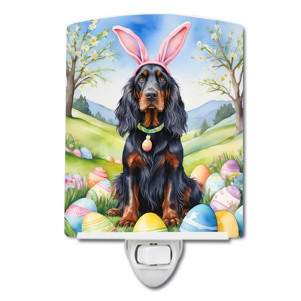 NEW Gordon Setter Easter Egg Hunt Ceramic Night Light Compact, UL-Certified, Ideal for Bedroom, Bathroom, Nursery, Hallway, Kitc