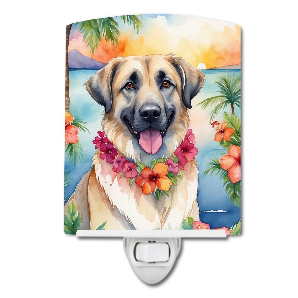 NEW Anatolian Shepherd Luau Ceramic Night Light Compact, UL-Certified, Ideal for Bedroom, Bathroom, Nursery, Hallway, Kitchen, 6