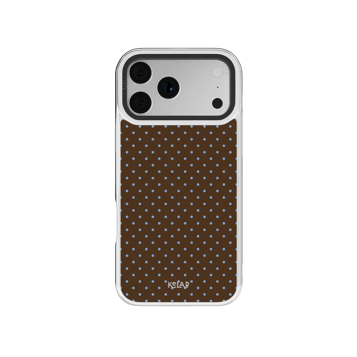 Blueberry Espresso | Brown Polka Dot iPhone Case