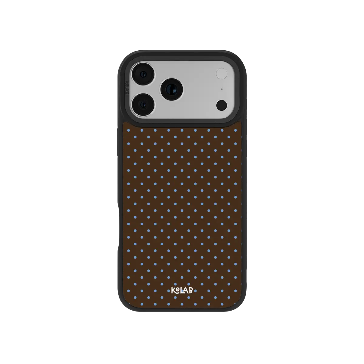 Blueberry Espresso | Brown Polka Dot iPhone Case