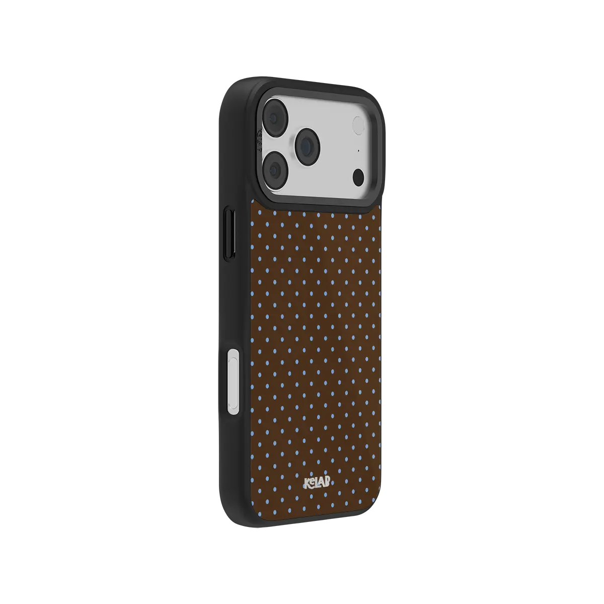 Blueberry Espresso | Brown Polka Dot iPhone Case