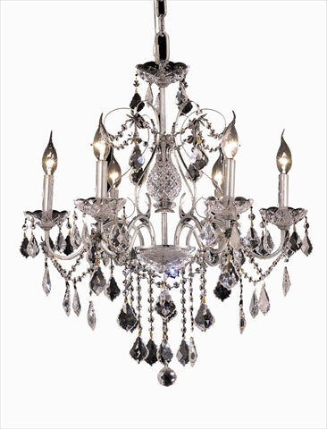 Elegant Lighting 2015D24c-Rc 24 D x 21 in St Francis collection Hanging Fixture - Royal cut  chrome