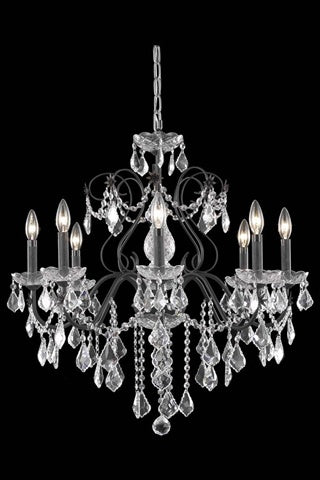 Elegant Lighting 2015D26Db/Rc Royal Cut Crystal, 23" X 26" X 23"
