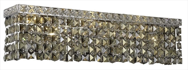 Elegant Lighting 2033W26c-gT-Rc 26 L x 45 W x 625 H in Maxim collection Wall Sconce - Royal cut- chrome Finish
