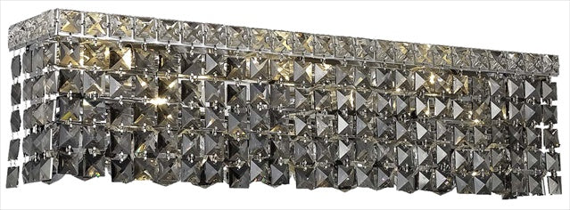 Elegant Lighting 2033W26c-SS-Rc 26 L x 45 W x 625 H in Maxim collection Wall Sconce - Royal cut- chrome Finish