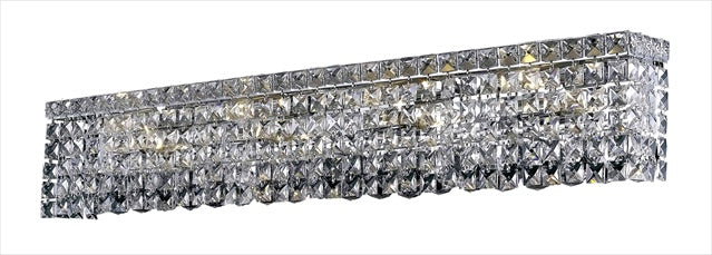 Elegant Lighting 2033W36c-Rc 36 L x 45 W x 625 H in Maxim collection Wall Sconce - Royal cut- chrome Finish