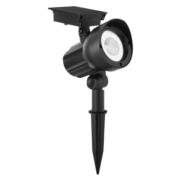 Energizer 50 Lumen Solar Outdoor Landscape Spot Light, Black (3-Pack)