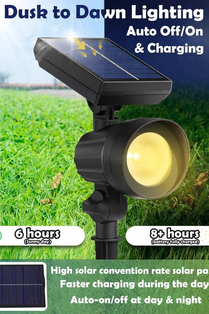 Energizer 50 Lumen Solar Outdoor Landscape Spot Light, Black (3-Pack)