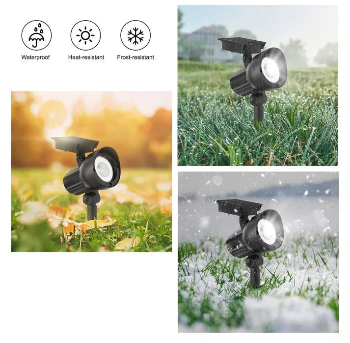 Energizer 50 Lumen Solar Outdoor Landscape Spot Light, Black (3-Pack)