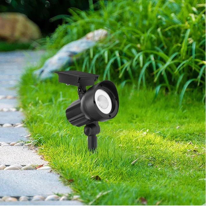 Energizer 50 Lumen Solar Outdoor Landscape Spot Light, Black (3-Pack)