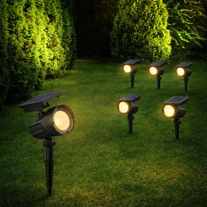 Energizer 50 Lumen Solar Outdoor Landscape Spot Light, Black (3-Pack)