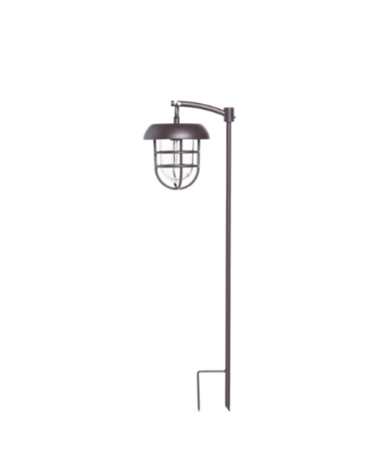 Energizer LED Solar Hanging Lights Shepherds Hook Metal Pole (Set of 4)
