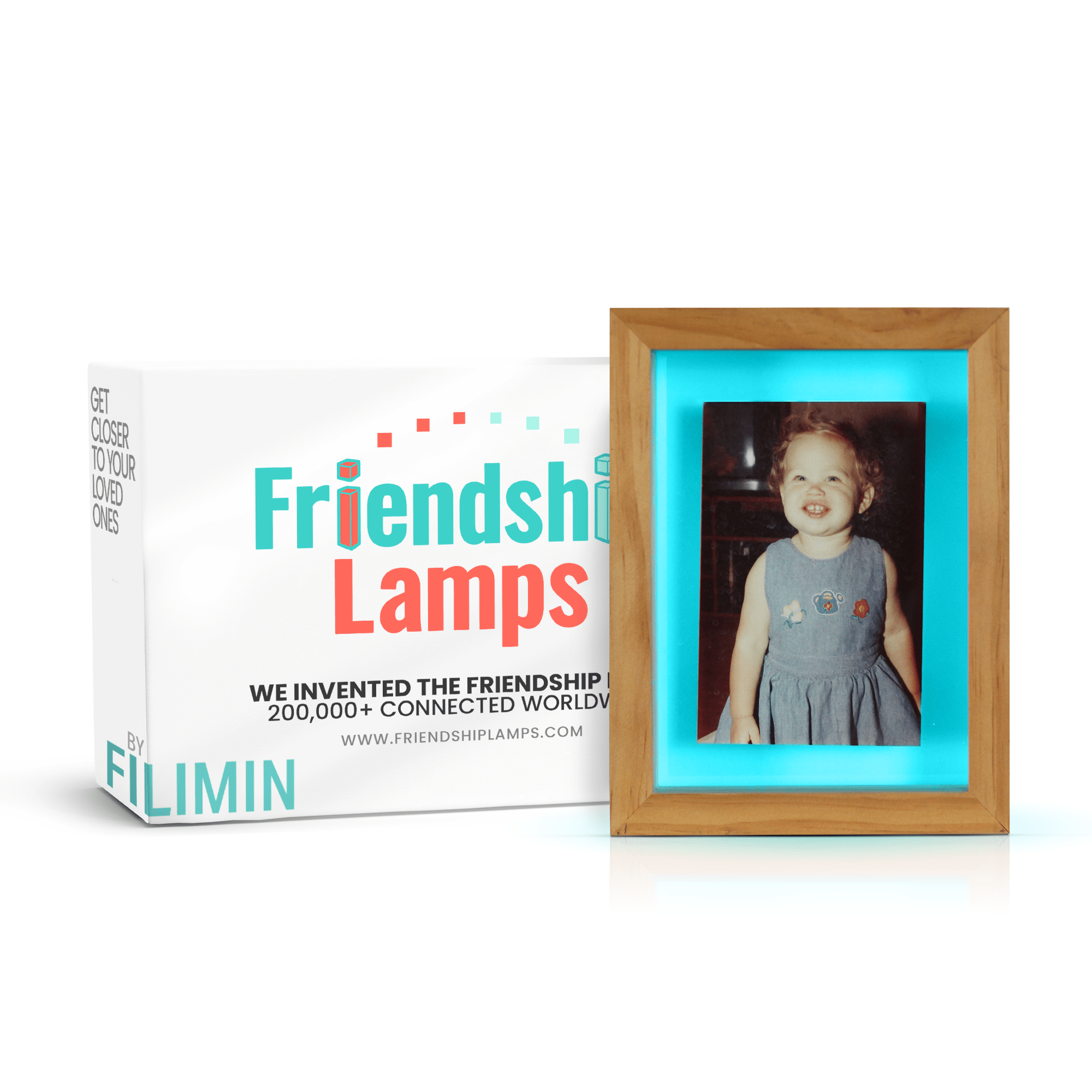 Friendship Frame – Wi-Fi Picture Frame Lamp | Share Light & Memories Long Distance