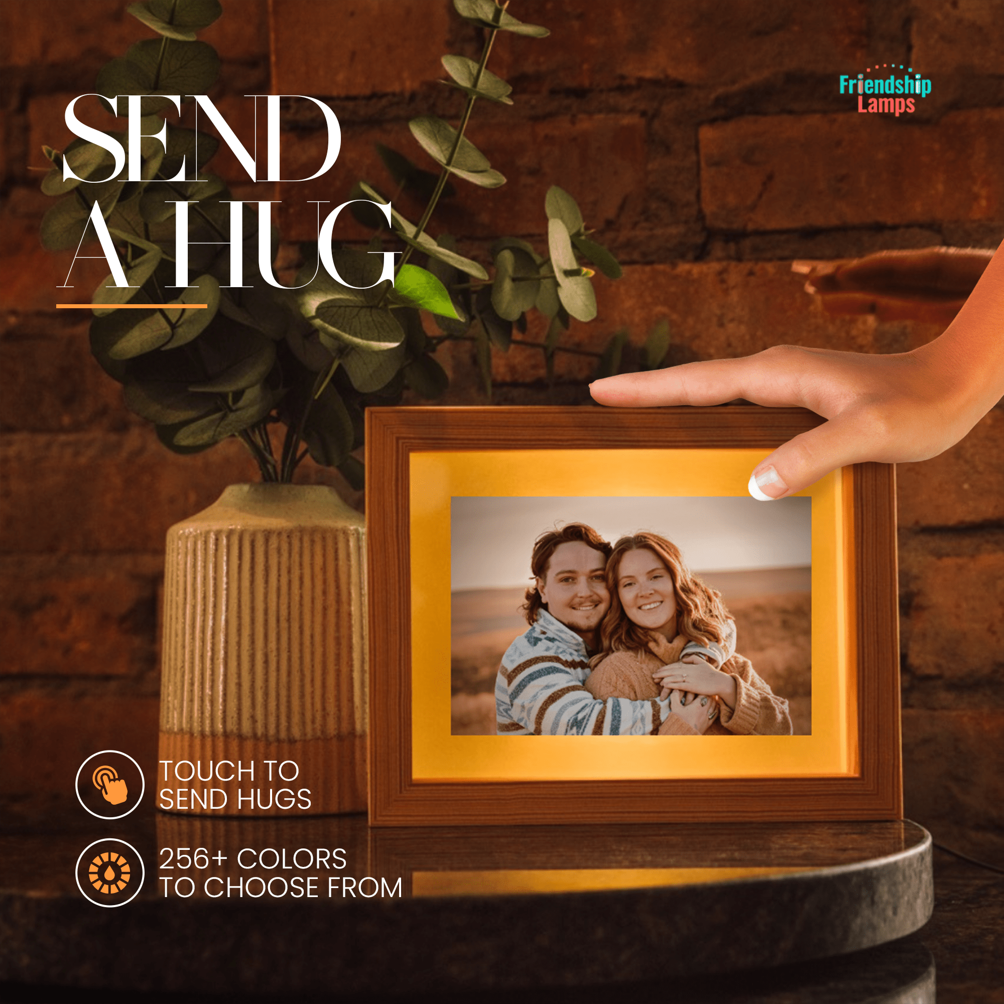 Friendship Frame – Wi-Fi Picture Frame Lamp | Share Light & Memories Long Distance