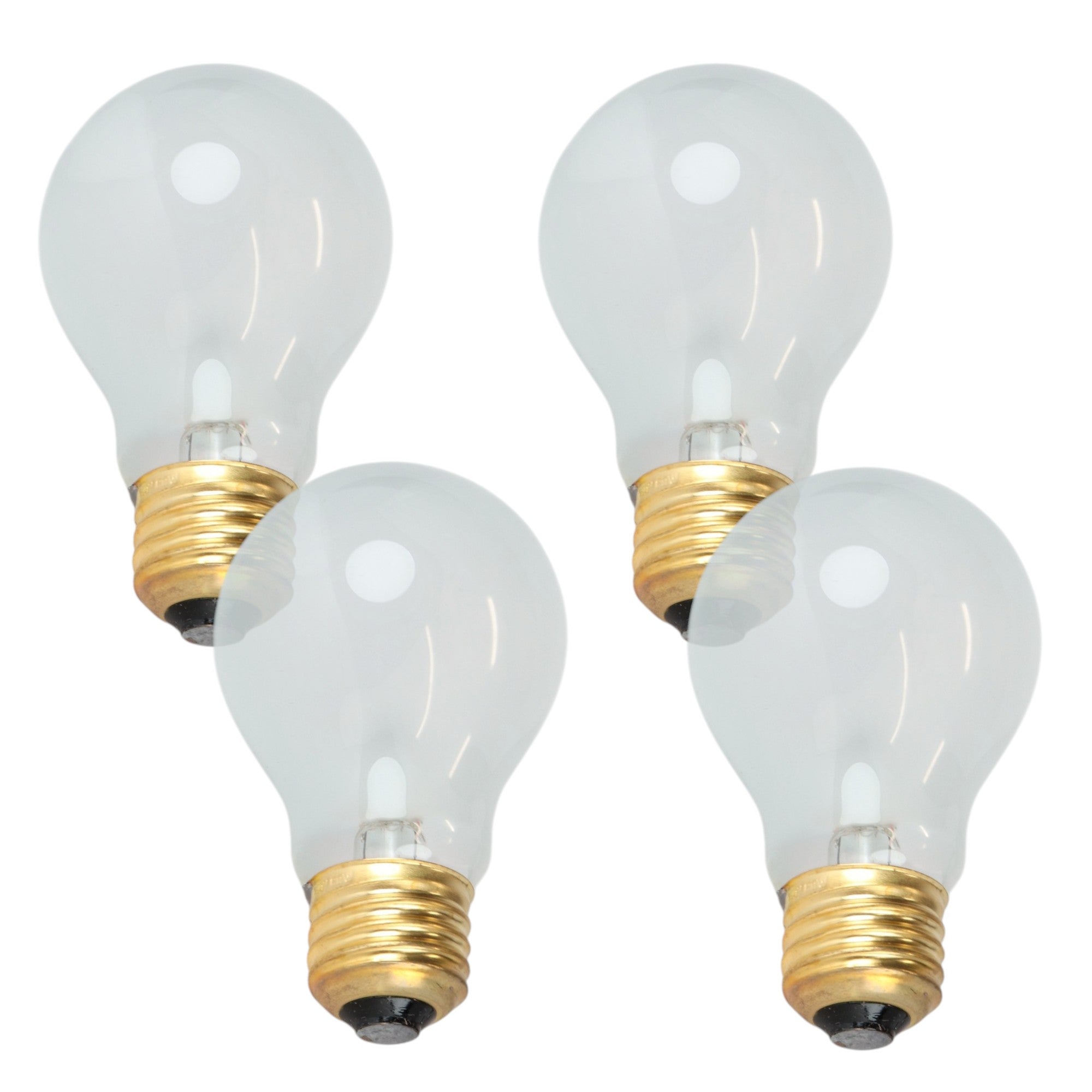Anderic Foundation™ 60-Watt Incandescent Dimmable Light Bulb for Lighting - 2700K Soft White, E26 Medium Base - 4-Pack