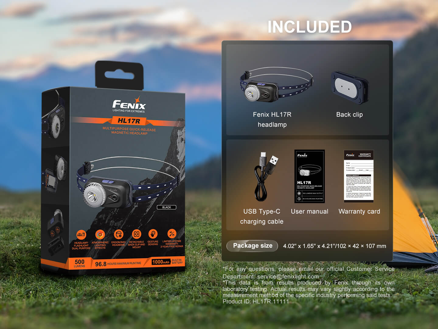 Fenix HL17R Multicolor 2-in-1 Headlamp