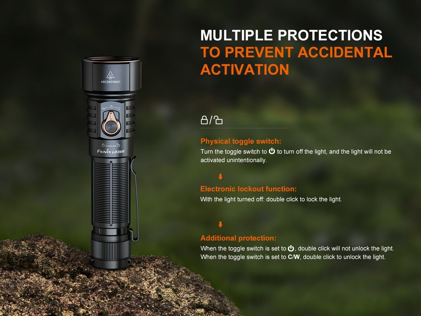 Fenix LD36R Multicolor Flashlight