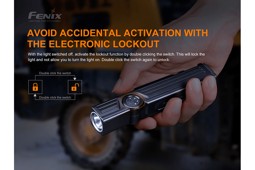 Fenix WT25R Adjustable Head LED Flashlight - 1000 Lumens