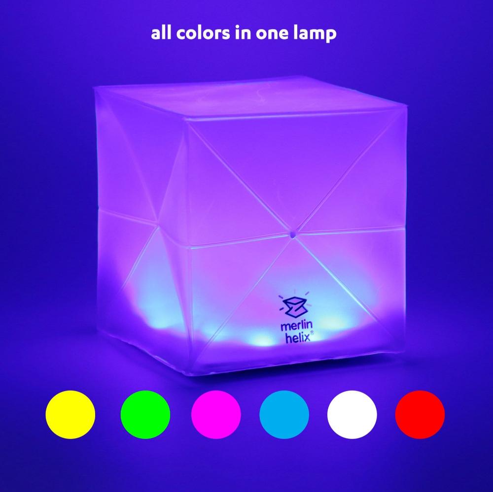 Multicolor Helix Merlin – Color Therapy Lamp for Mood Enhancement & Emotional Wellness