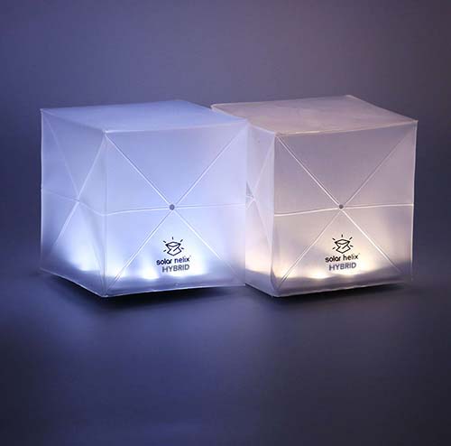 Helix Hybrid – Warm and Bright – Collapsible Solar Light