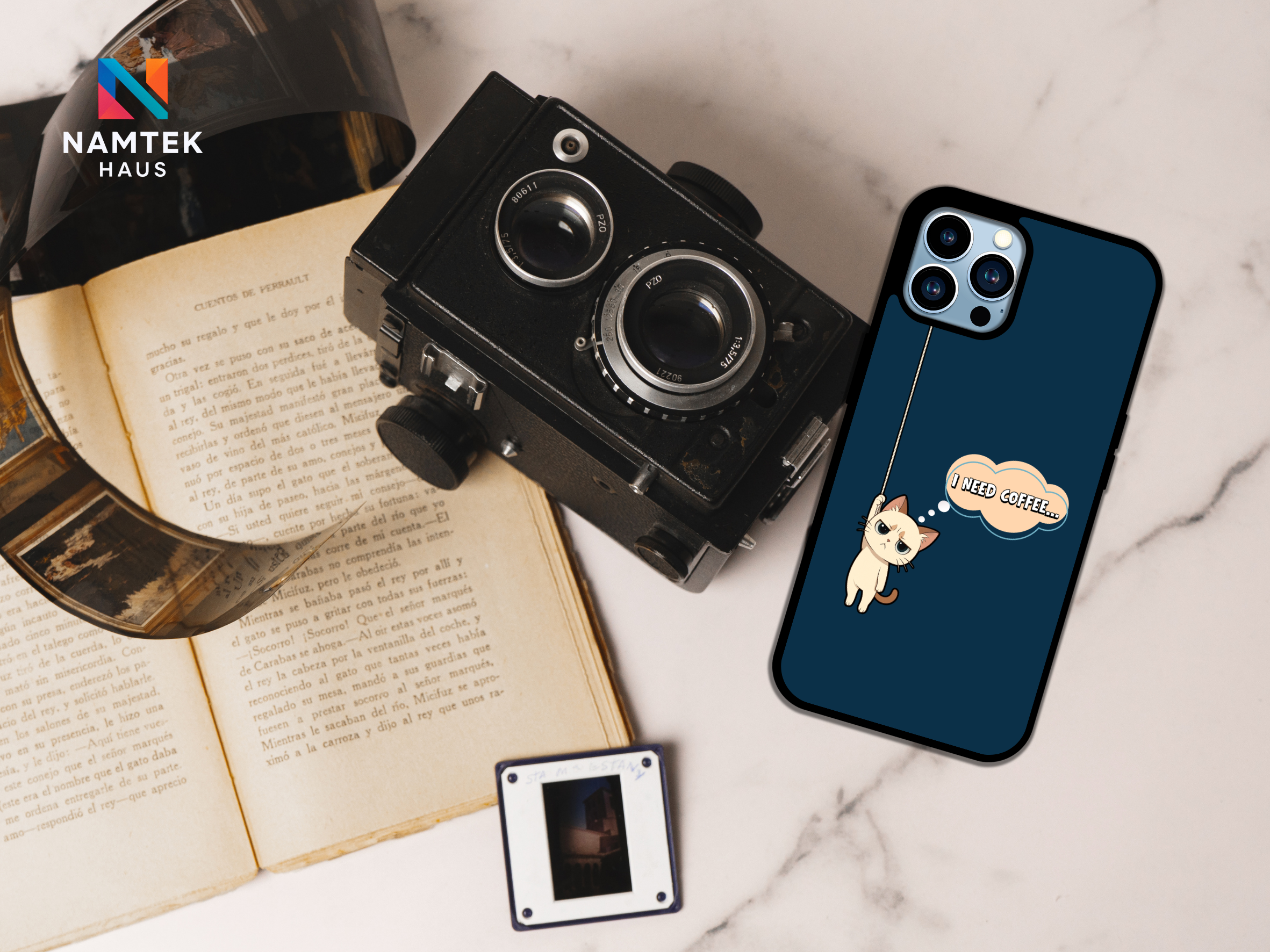 Grumpy Cat "I Need Coffee" Phone Case