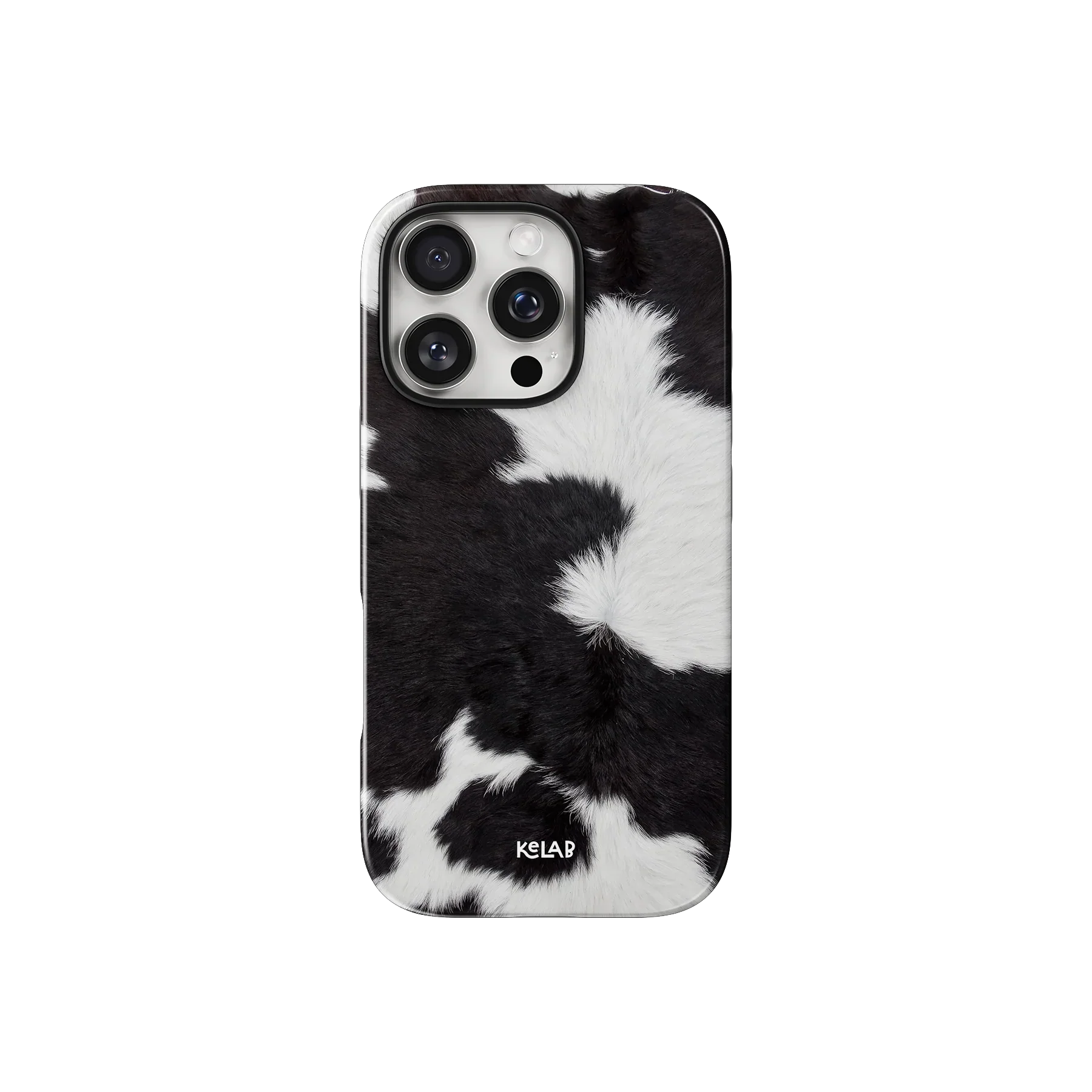 Cow Bell | Black & White Cow Print Phone Case