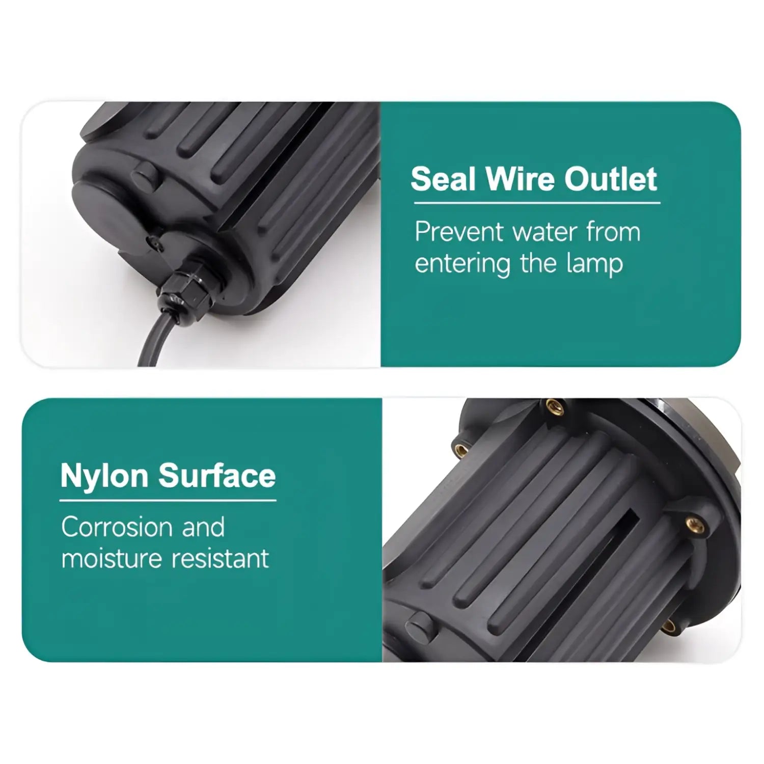 Inground Well Lights For Landscape with MR16 Socket and Brass PVC Housing