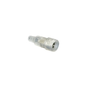 Jesco Lighting End Cap for Outdoor DC Power Connector, Clear Finish, Model DL-PS-OD-EC, Plastic Construction, White Color