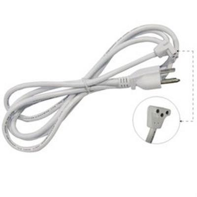 Jesco Lighting SG-PCLL 72in Right Angle Power Cord with 3-Prong Plug, White Finish