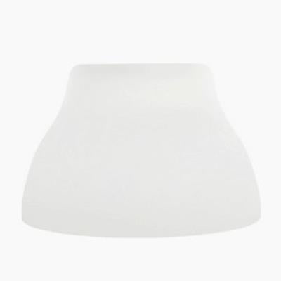 Jesco Lighting QASA103WH Glass Shade for Quick Adapt Spot Light, 2.75in Diameter, 1.75in Height, White Finish