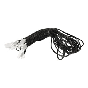 Jesco Lighting HARNESS7-ID Seven Light Harness, Black Finish, Plastic Material, 266in Length