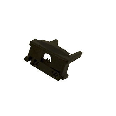 Jesco Lighting LED Mounting Channel Live End Cap, Model DL-FLEX-CH-LE, Alloy Steel Finish