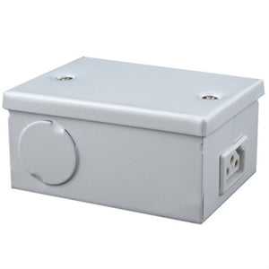 Jesco Lighting SP-BM Metal Hardwire Box, 2.75in Size, Commercial Grade, White Finish
