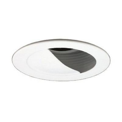 Jesco Lighting TM404WHWH Low Voltage Trim Recessed Light, 4-Inch, Aluminum, Wall Washer, All White Finish, Diameter: 5in, Height: 1/4in