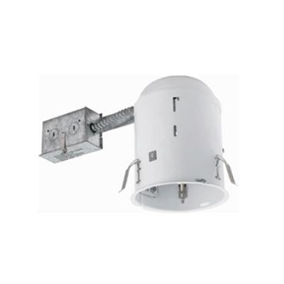 Jesco Lighting RS5500R 5in Line Voltage Non-IC Housing, Silver Finish, Metal