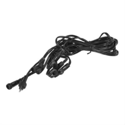 Jesco Lighting Five Light Harness, Model HARNESS5-OD, 190in Length, Black Finish, Plastic Material