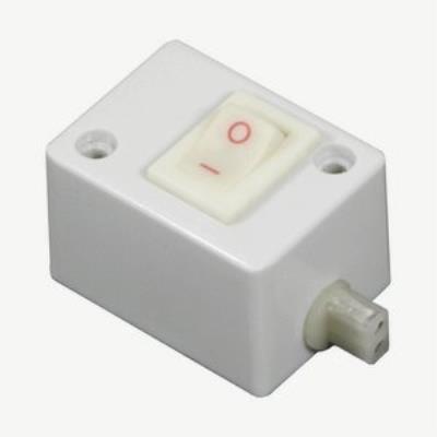 Jesco Lighting S601-SW Switch Box - 1.63in On/Off Switch, White Finish, Plastic Material