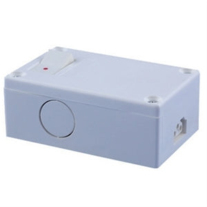 Jesco Lighting SP-B 2-Wire Plastic Hardwire Box with Control Switch, White Finish