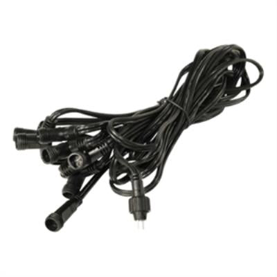 Jesco Lighting Seven Light Harness, Model HARNESS7-OD, Black Finish, Plastic Material, 259in Length