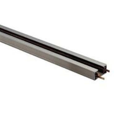 Jesco Lighting HTR2SC 2 Single Circuit Wire Track System, Satin Chrome Finish, Glass Material, H - 3-Wire Single Circuit Trac
