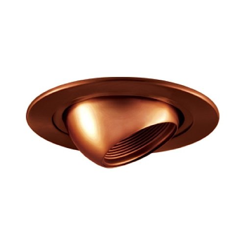 Jesco Lighting TM405AB Recessed Light, 4-Inch Adjustable Eyeball, Aluminum, Antique Bronze Finish, Diameter: 5in, Height: 1-3/8in