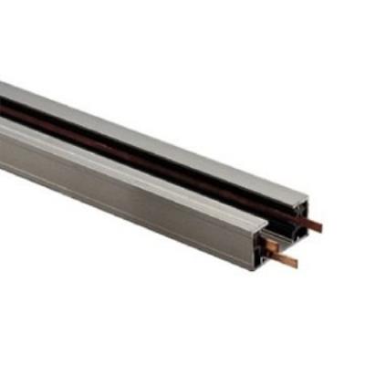 Jesco Lighting HTR4SC 4 Single Circuit Wire Track System - H - 3-Wire Single Circuit, Satin Chrome Finish