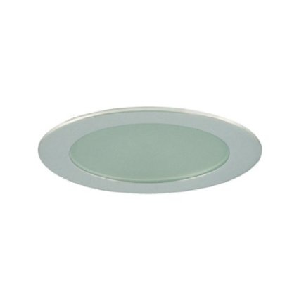 Jesco Lighting TM309CH Recessed Light, 3-Inch Aperture, Flat Frosted Opal Glass, Chrome Finish, Diameter: 3-5/8in