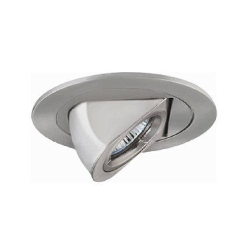 Jesco Lighting Tm411St 5&quot; Dropped Dish Shower With Low Voltage Trim, Satin Chrome Finish With Frosted Opal White Glass
