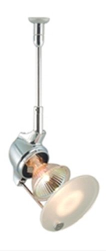 Jesco Lighting QAS109X6-CH Low Voltage Quick Adapt Spot Light, Clear Glass