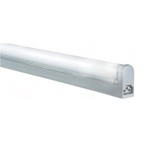 Jesco Lighting T5 Light Fixture, 6W, 9.375in L x 0.75in W x 1.5in H, 3000K Color, White Finish