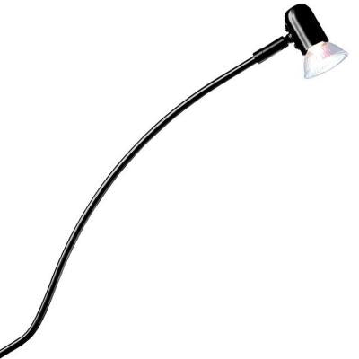 Jesco Lighting Ivonne One Light Low-Voltage Clamp Mount Display Lamp, Black Finish, Model JESC4588, Steel Material