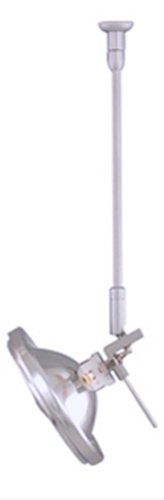 Jesco Lighting QAS152X3 Track Head, 1 Light Low Voltage, 3in Stem, Chrome